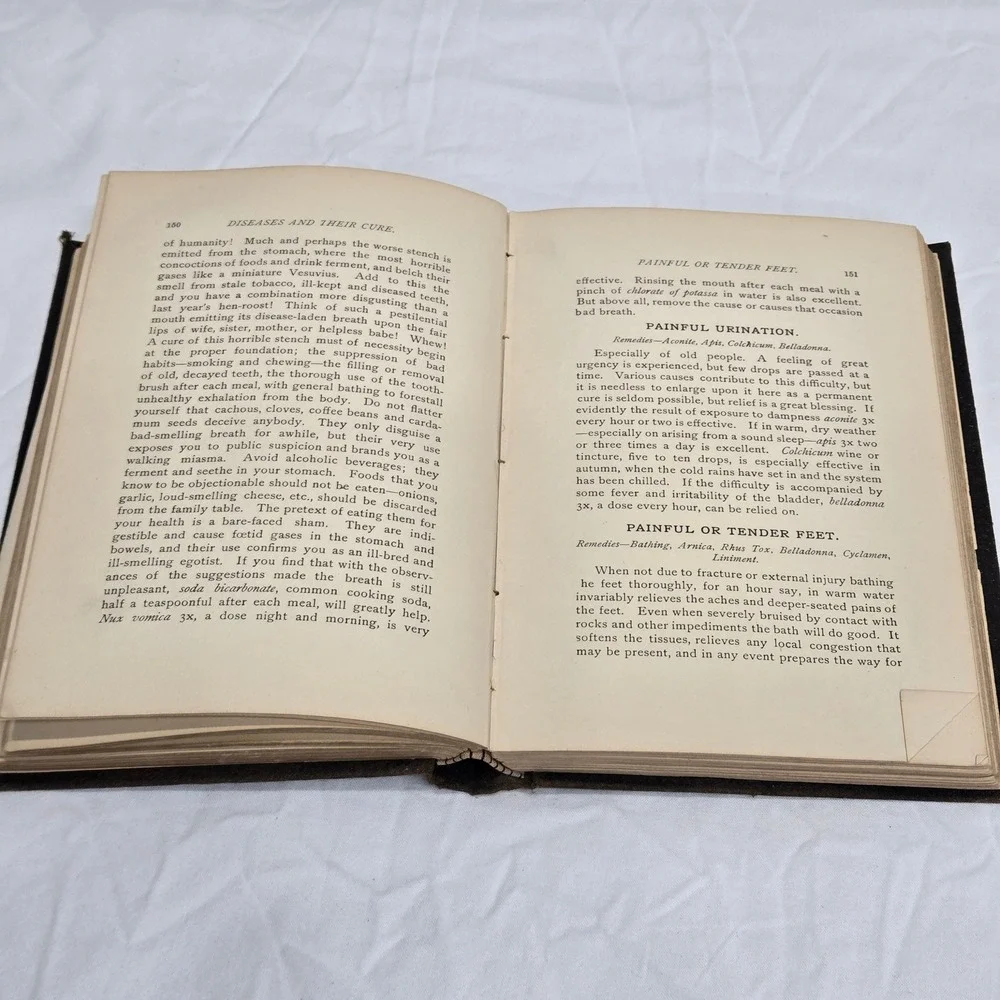 1898 Diseases Their Cure O. H. Crandall MD Fifty Years Experience Medical Book